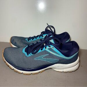 Women’s Brooks Launch 5 Blue/teal/orange Color Size 8